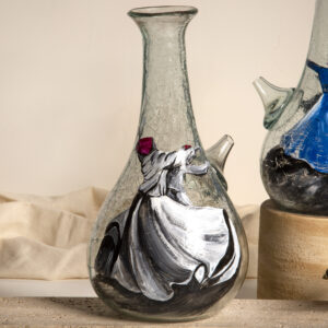 Hand-Painted Whirling Dervish Ibrik - Modern Lebanese Jug