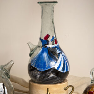 Hand-Painted Whirling Dervish Ibrik - Modern Lebanese Jug