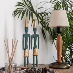 2x Phoenician Statuettes from Byblos – Ancient Figurines Replica